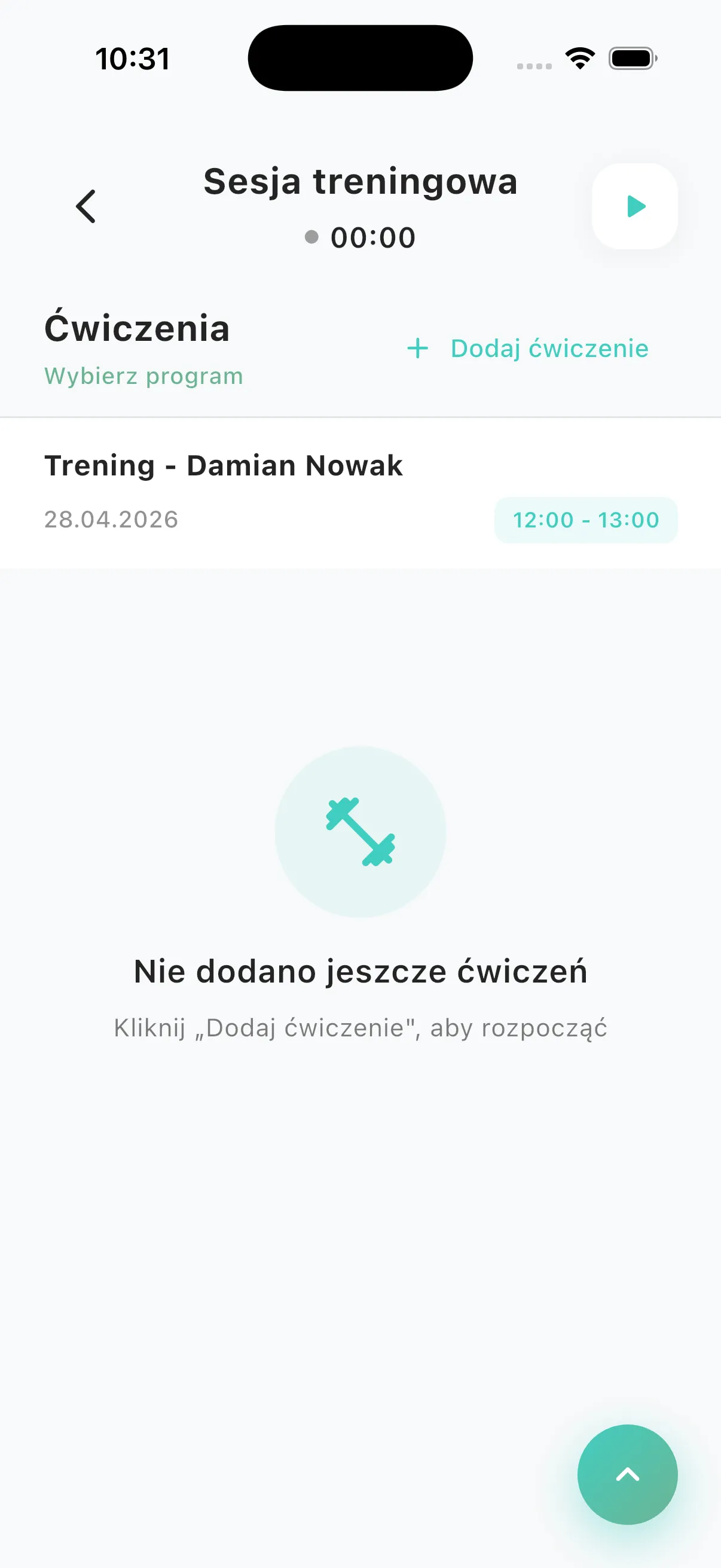 Fitnity - Sesja treningowa